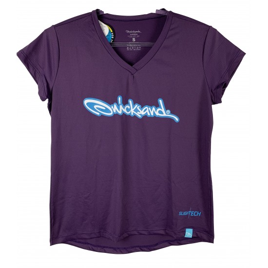 CAMISETA QUICKSAND SLIGHTECH W - ROXO